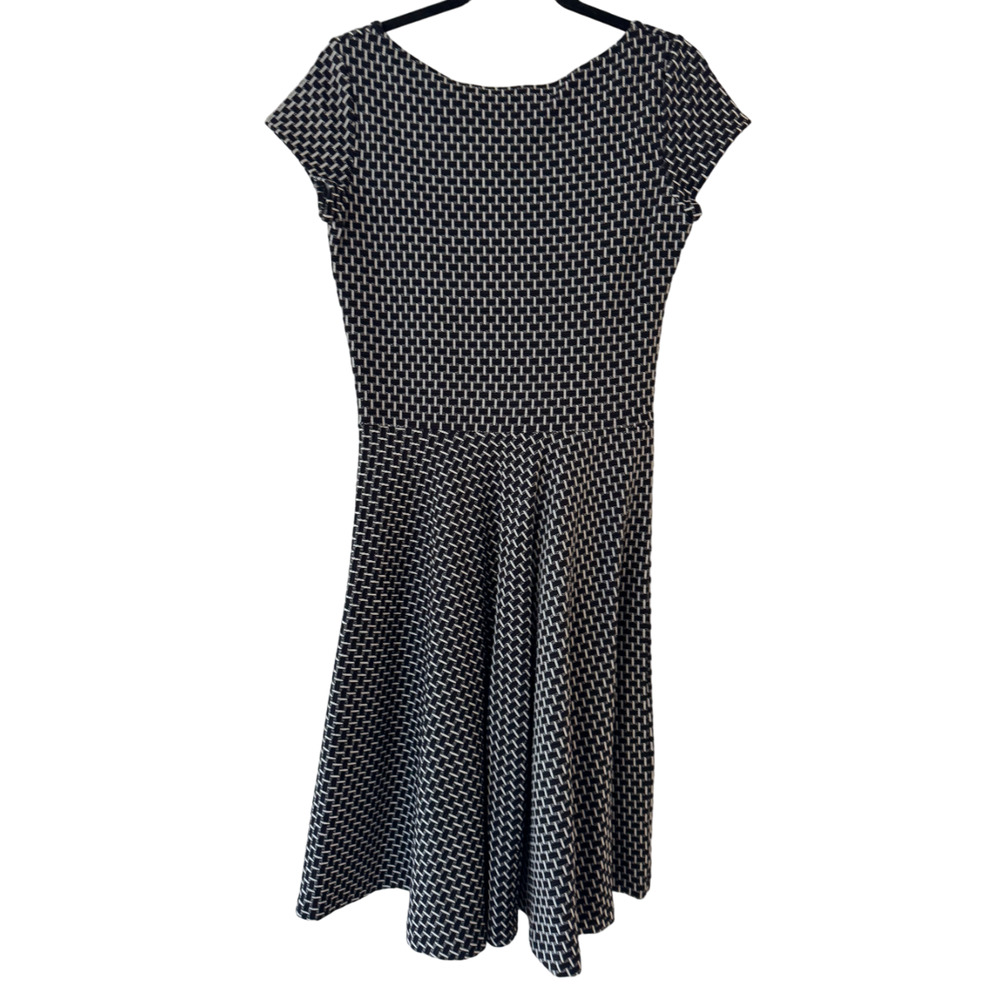 Leota Fit & Flare Scoop‎ Back Dress